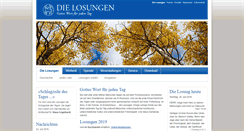 Desktop Screenshot of losungen.de
